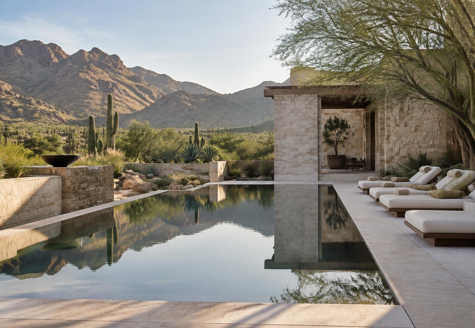 Luxury wellness resort in the Scottsdale desert
